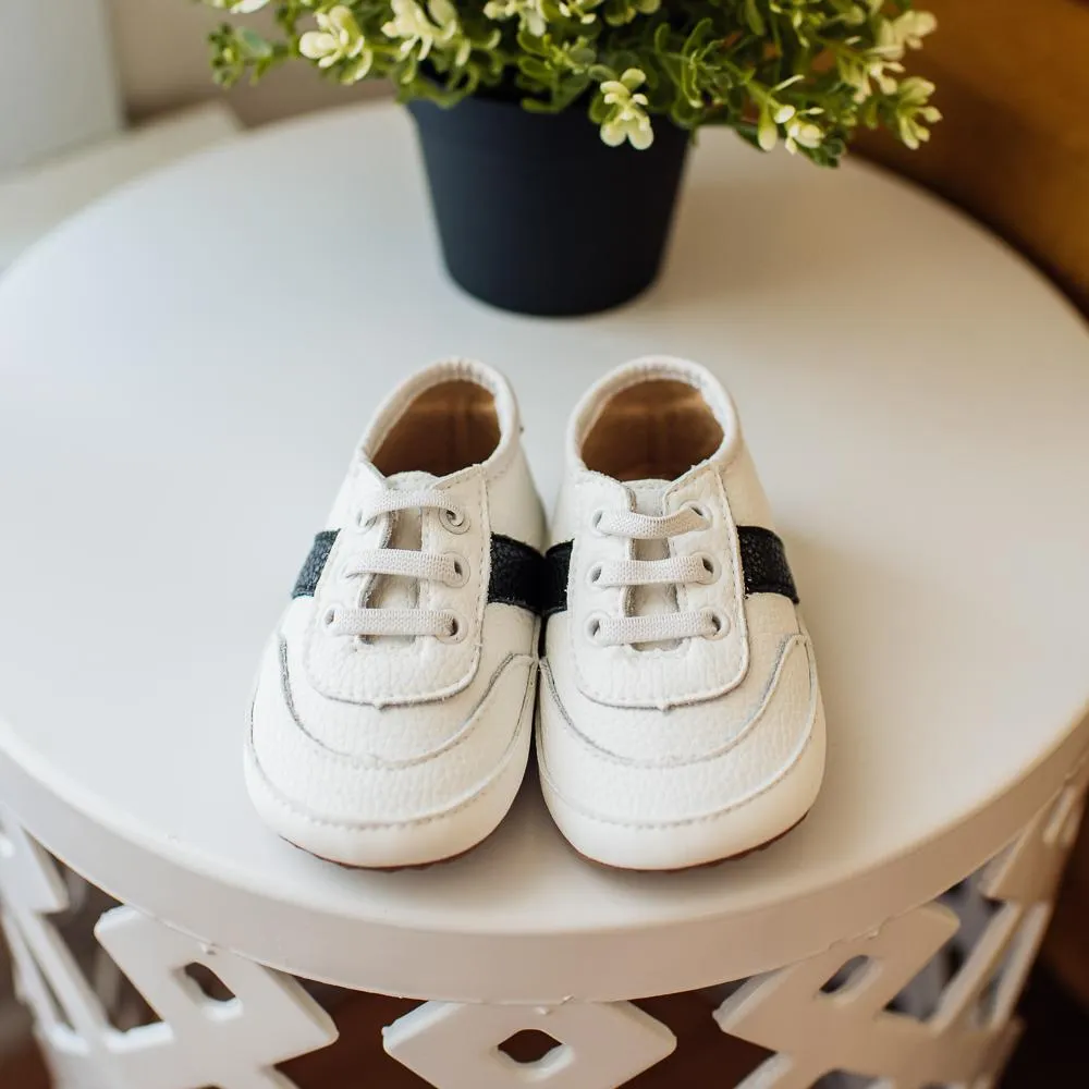 White and Black Love Bug Sneaker