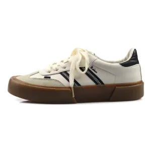 Women's Street Shooting Retro Summer White Canvas Shoes