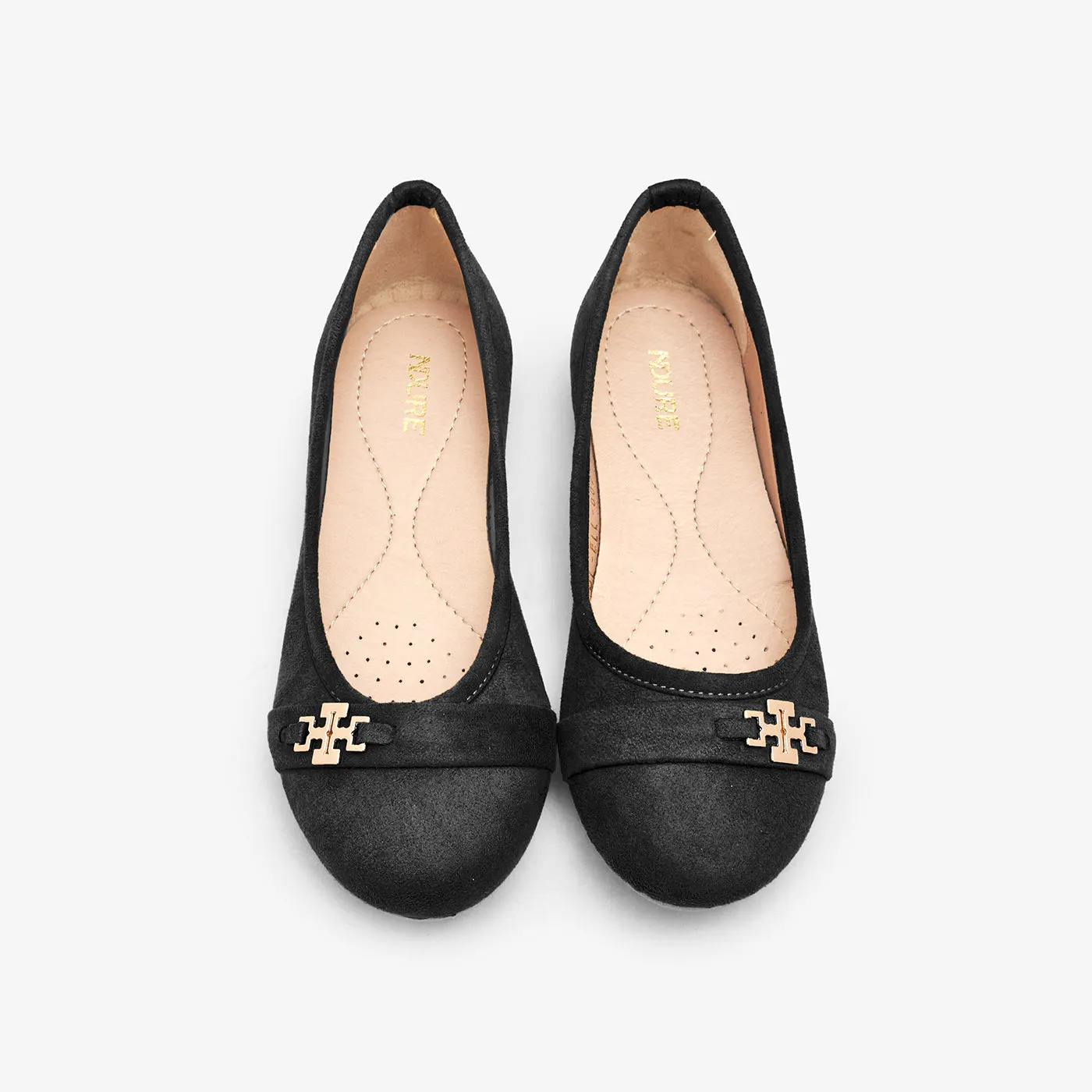 Women's Suede Ballerinas