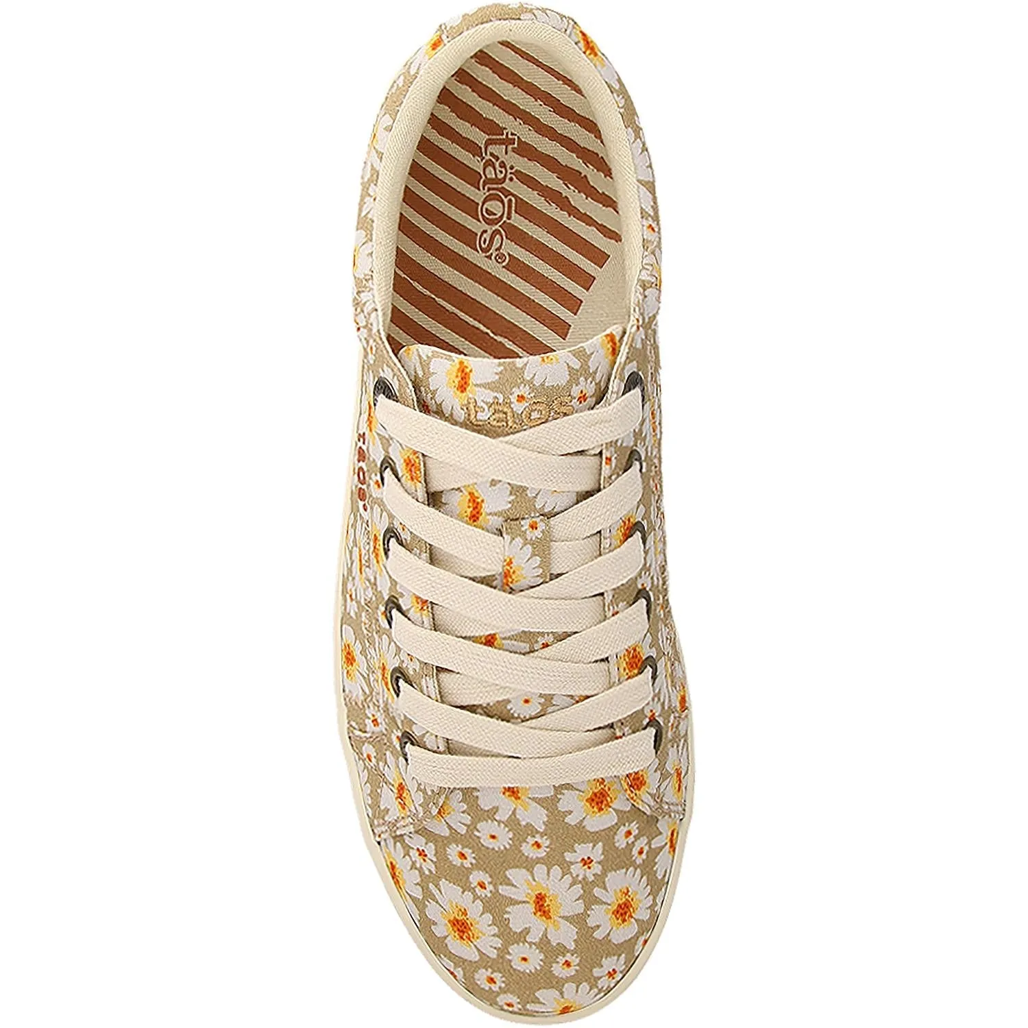 Women's Taos Star Tan Daisy Canvas