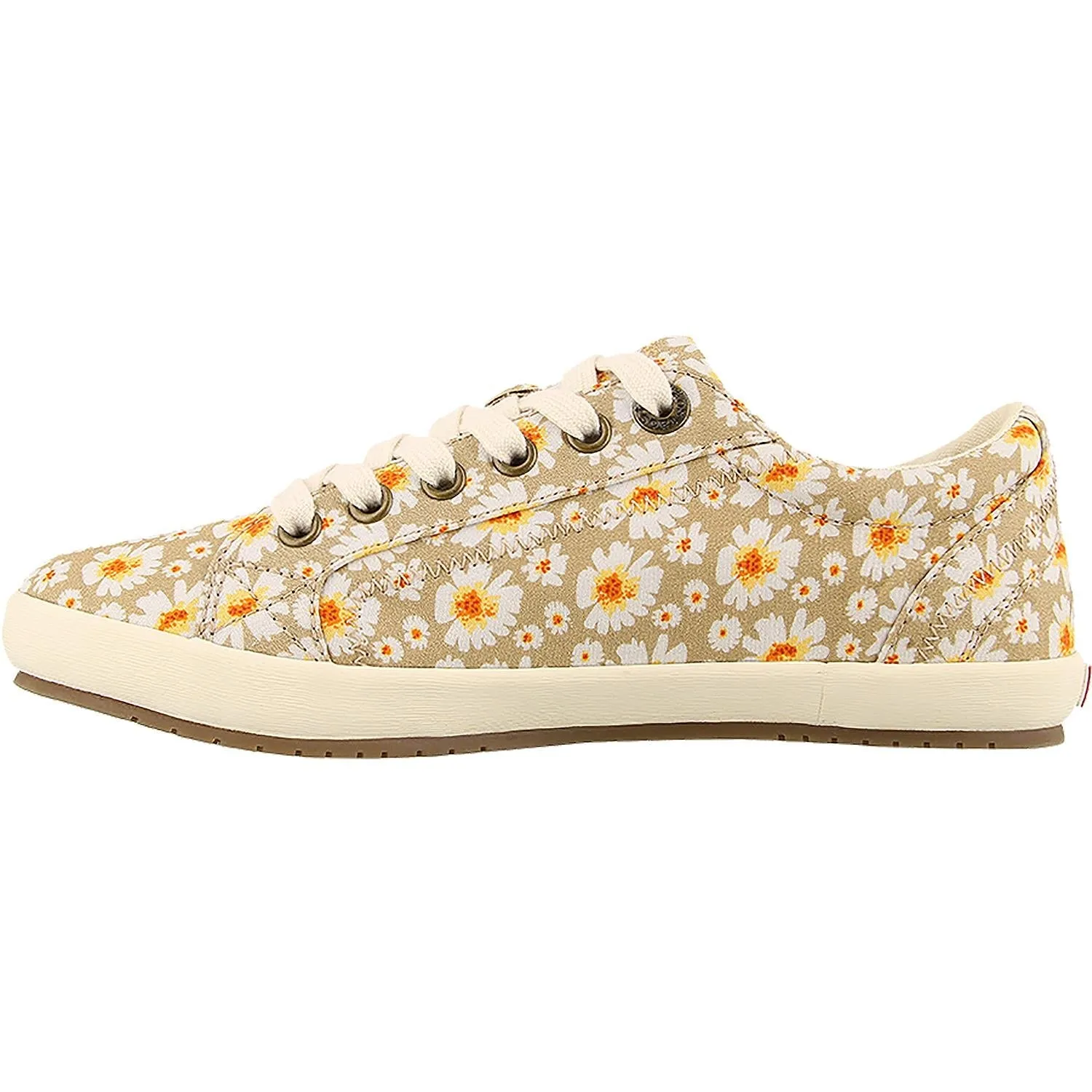 Women's Taos Star Tan Daisy Canvas