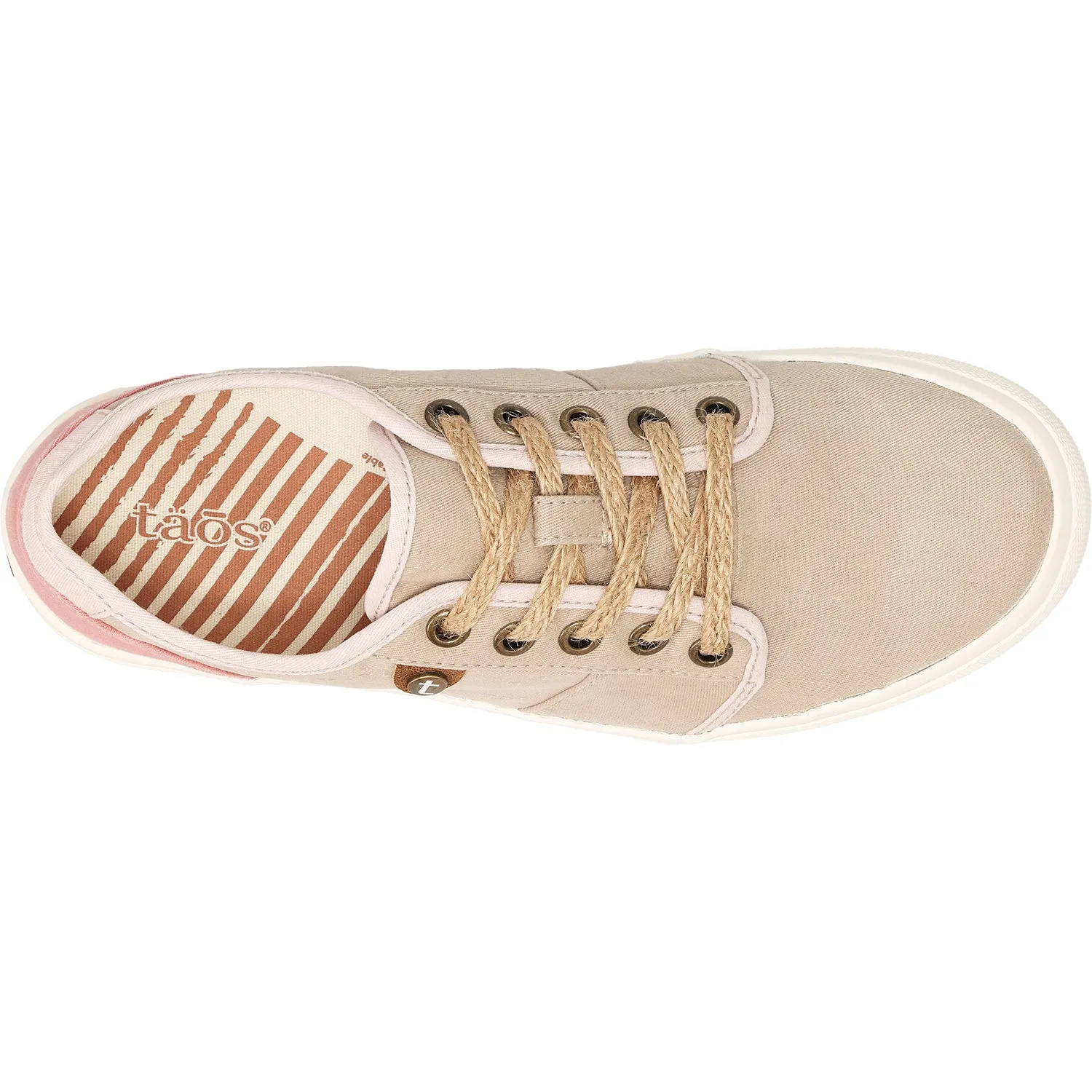 Women's Taos Super Soul Ecru/Rosette Canvas